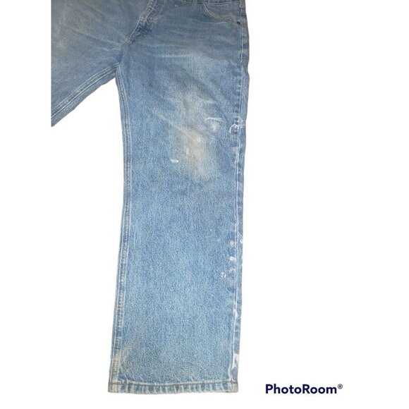 Men's Vintage CARHARTT Jeans 90's Relaxed Fit 44X32 Mexico Workwear Construction - Picture 6 of 8